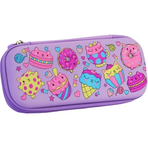 Пенал Cool For School з тисненням 1 відділення Фіолетовий (B-8616-purple) зображення 1