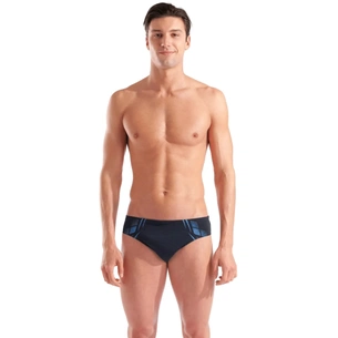 Плавки Arena Poseidonia Swim Briefs 009075-508 чорний, бірюзовий 95 (3468337622055) изображение 1