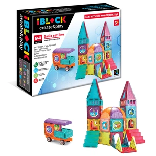 Конструктор iBlock Магнітний 94 деталі (PL-921-245) зображення 1