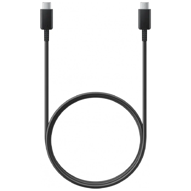 Дата кабель USB-C to USB-C 1.0m 5A black Samsung (EP-DN975BBRGRU) - зображення 1