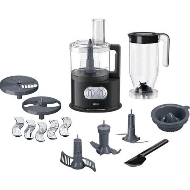 Кухонний комбайн Braun FP 5150 Black - зображення 1