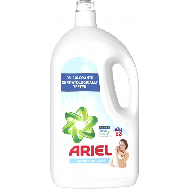 Гель для прання Ariel для чутливої шкіри 3.41 л (8006540120293) - изображение 1