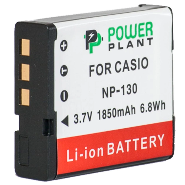 Акумулятор до фото/відео PowerPlant Casio NP-130 (DV00DV1313) - зображення 1