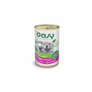 Консерви для собак OASY One Animal Protein ADULT Medium/Large з диким кабаном 400 г (8053017346175) зображення 1