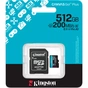 Карта пам'яті Kingston 512GB microSDXC сlass 10 UHS-I U3 V30 A2 Canvas Go Plus G4 (SDCG4/512GB) - зменшене зображення 3