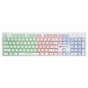 Клавіатура REAL-EL 7070 Comfort Backlit, white - зменшене зображення 1