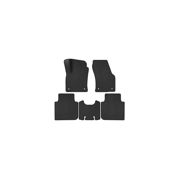 Коврик в салон EVAtech Skoda Kodiaq (7 seats) 2016-2021 SUV EU (SK3721CQ5AV4RBB) - изображение 1