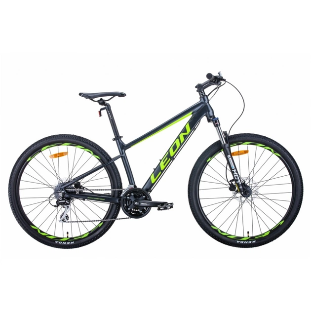 Велосипед Leon 27,5" XC-80 рама-16" 2021 Anthracite/Yellow (OPS-LN-27.5-090) - зображення 1