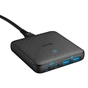 Зарядний пристрій Anker PowerPort 543 Atom III Slim 4 - 65W 22xUSB-C PIQ3.0 (A2046G12) - зменшене зображення 1