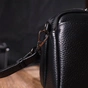 Сумка Vintage Клатч з натуральної шкіри Чорна (22086) - зменшене зображення 11