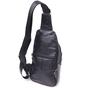 Сумка Vintage Через плече з натуральної шкіри Чорна (21397) - зменшене зображення 2
