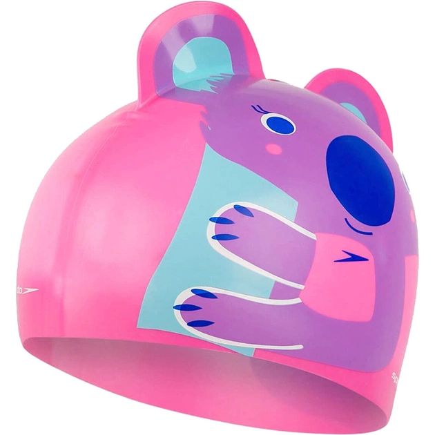 Шапка для плавання Speedo Koala Prt Character Cap IU рожевий, пурпурний 8-12240D681 OSFM (5053744486321) - зображення 1