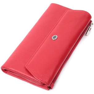Гаманець ST Leather З натуральної шкіри Червоний (22699) зображення 1