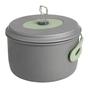 Набір туристичного посуду Bo-Camp Explorer XL Hard Anodized 4 предмети Сірий/Зелений (2200249) - зменшене зображення 3