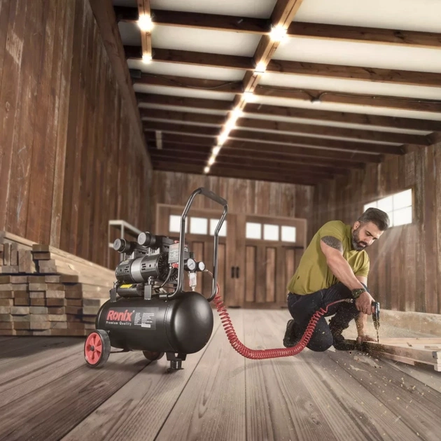 Компресор Ronix 25л, 1380Вт (RC-2512) - picture 10