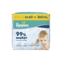 Детские влажные салфетки Pampers 99 Water 60 шт х 6 пачок (360 шт) (8006530116596) - уменьшенное изображение 2