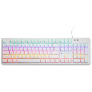 Клавіатура Thunderobot K104 Red Switch USB UA White (6932066308162) зображення 1