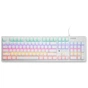 Клавіатура Thunderobot K104 Red Switch USB UA White (6932066308162) - зменшене зображення 1