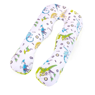 Подушка MirSon для вагітних та відпочинку Naturale Line Print №8009 U-подібна Dinosaur robot (2200006178286) picture 1