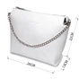 Сумка Grande Pelle З натуральної шкіри Біла (11654) - зменшене зображення 3