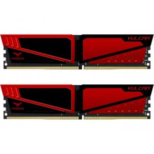 Модуль пам'яті для комп'ютера DDR4 8GB (2x4GB) 2400 MHz Vulcan Red Team (TLRED48G2400HC14DC01) зображення 1