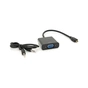 Перехідник micro HDMI M to VGA F + Audio 0.3m 4K/2K black Voltronic (YT-C-mHDMI(M)/VGA(F)+AUX) - зменшене зображення 1