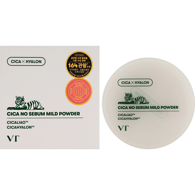 Пудра для обличчя VT Cosmetics Cica No Sebum Mild Powder Матувальна 5 г (8809695674273) - picture 2
