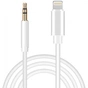 Перехідник Lightning to Jack 3.5 мм white 1.0m XoKo (AUX-001-WH) - зменшене зображення 1