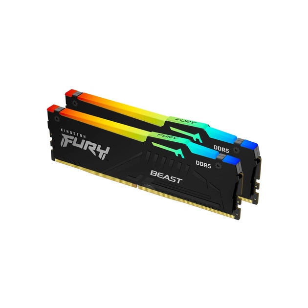 Модуль пам'яті для комп'ютера DDR5 128GB (2x64GB) 5600 MHz Beast RGB Kingston Fury (ex.HyperX) (KF556C40BBAK2-128) - picture 3