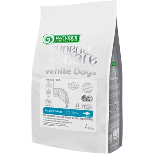 Сухий корм для собак Nature's Protection Superior Care White Dogs Grain Free White Fish All Sizes and Life Stages 4 кг (NPSC47592) зображення 1