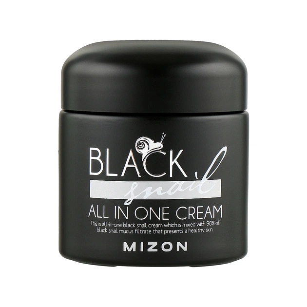 Крем для обличчя Mizon Black Snail All In One Cream 75 мл (8809663751753) - зображення 1