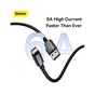 Дата кабель USB 2.0 AM to USB-C 1.5m 100W black Baseus (P10320102114-01) - уменьшенное изображение 7