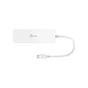 Концентратор J5create USB-C 6-in-1 2xUSB 3.1 + USB-C PD + HDMI + SD/TF + 3.5mm white (JCD373-N) - зменшене зображення 3