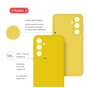 Чехол для мобильного телефона Intaleo Silicone Samsung Galaxy A55 Yellow (1283126600258) - уменьшенное изображение 5