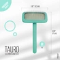 Гребінець для тварин Tauro Pro Line прямокутний M, зубці 11 мм mint (TPLB63547) - уменьшенное изображение 3