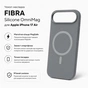 Чехол для мобильного телефона BeCover FIBRA Silicone OmniMag Apple iPhone Air Gray (716208) - уменьшенное изображение 3