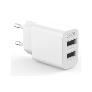 Зарядний пристрій XO L109 12W 2xUSB-A White (L109_White) зображення 1