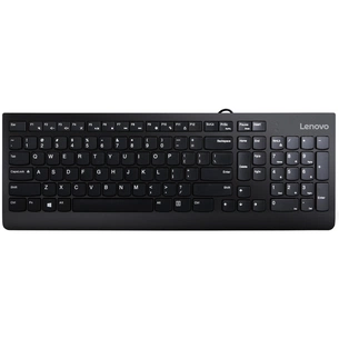 Клавіатура Lenovo 300 USB Ua Black (GY41D64869) зображення 1