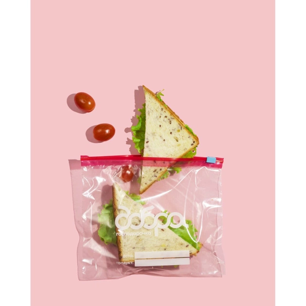 Пакети з застібкою Добра Господарочка Для зберігання та заморозки 1 л 10 шт. (4820086523240) - picture 8