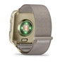 Смарт-годинник Garmin Venu X1 Soft Gold Titanium with French Grey Nylon (010-02980-33) - зменшене зображення 3