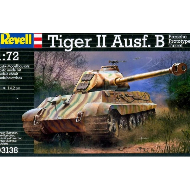 Збірна модель Revell Танк Tiger II Ausf. B 1:72 (3138) - зображення 1