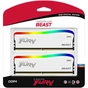 Модуль пам'яті для комп'ютера DDR4 16GB (2x8GB) 3600 MHz Beast White RGB SE Kingston Fury (ex.HyperX) (KF436C17BWAK2/16) - зменшене зображення 4