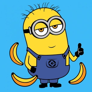 Картина по номерам Santi Minion 25*25 см (954594) зображення 1