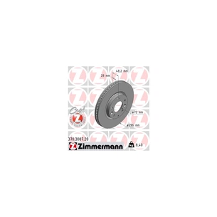 Гальмівний диск ZIMMERMANN 370.3087.20 зображення 1