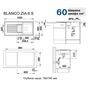 Мийка кухонна Blanco 514742 ZIA 6S БЕЛЫЙ - зменшене зображення 2