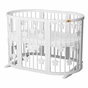 Ліжечко Ingvart SMART BED ROUND із зірочками білий (1359003) - зменшене зображення 1