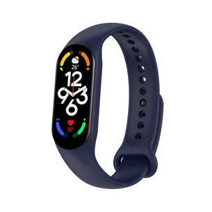 Ремінець до фітнес браслета BeCover Silicone для Xiaomi Mi Smart Band 7 Deep Blue (707479) зображення 1