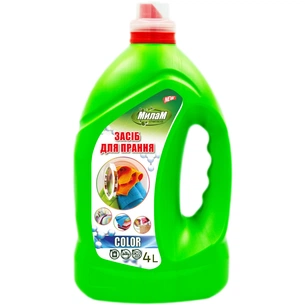 Гель для прання Мілам Chemical Color 4 л (4820152291226) зображення 1