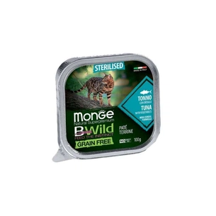 Паштет для котів Monge BWild Grain Free Wet Tuna Sterilised Cat 100 г (8009470012898) зображення 1