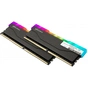 Модуль пам'яті для комп'ютера DDR4 16GB (2x8GB) 2666 MHz RGB X2 Series Black eXceleram (ERX2B416269AD) - зменшене зображення 2
